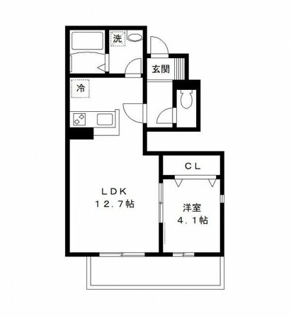 エコーハイツの物件間取画像